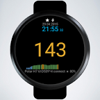 BLE Heart Rate Watch Face