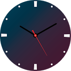 Watch Face blue With Red