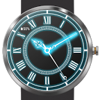 Glowing Clock Watch Face
