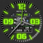 Opulence Tritium 3H Watch Face