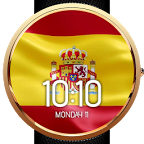 Animated Spain Flag Watch Face